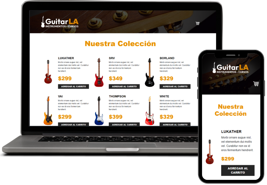 mockup Landing Page Proposta comercial